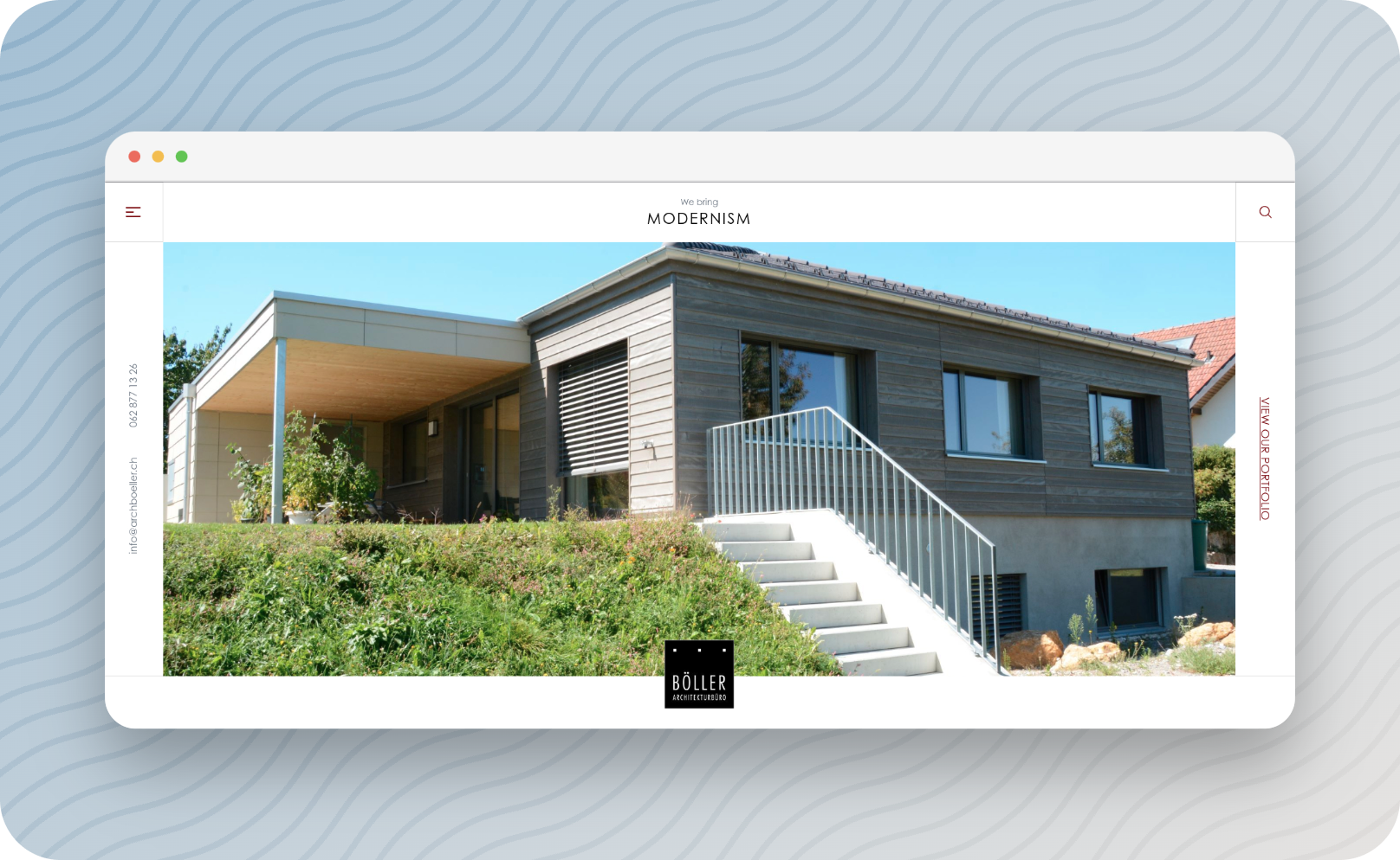 Screenshot of Böller Architecture