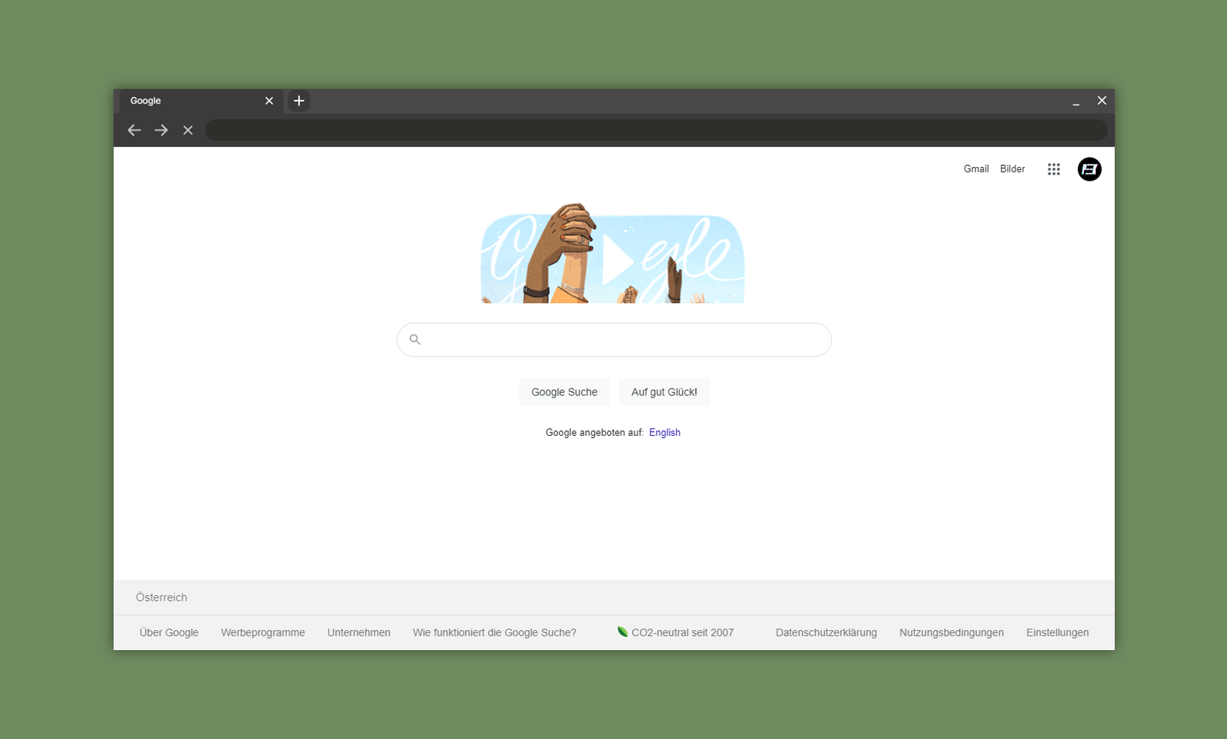 Screenshot of Minimal Browser