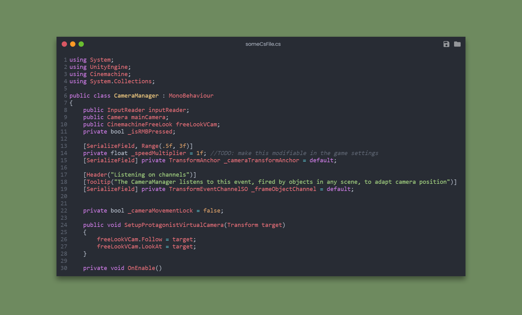 Screenshot of Minimal Editor